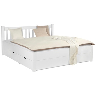 Bett in Weiß ca. 160x200cm