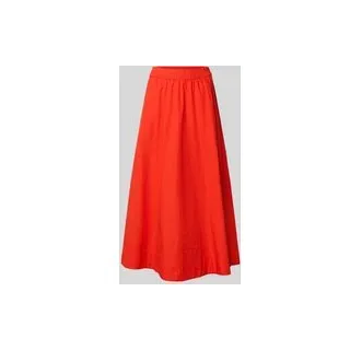 Glockenrock mit elastischem Bund, Rot, 36
