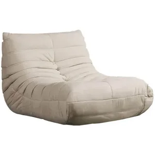 Home Deluxe Relaxsessel CHILL Polyester 80 x 100 x 90 cm Beige