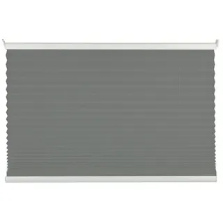 MYDECO Plissee FREE 60 x 130 cm grau