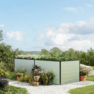 GFP Kingsize 235 x 150 x 77 cm Hochbeet, Aluminium eloxiert - (GFPV00367)