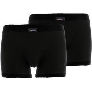 GÖTZBURG Herren Boxershorts, 2er Pack - X-lastic, Unterwäsche, Unterhosen, Logo, einfarbig Schwarz 3XL
