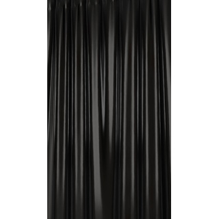 Peva Duschvorhang Schwarz 150x200 cm inkl. Duschvorhangringe