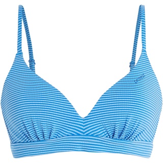 Protest MIXADAIR 23 triangle bikini top Damen blau / weiß getstreift - 40C