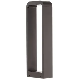 LINDBY Außenleuchte Aluminium 60 cm 1-flammig schwarz