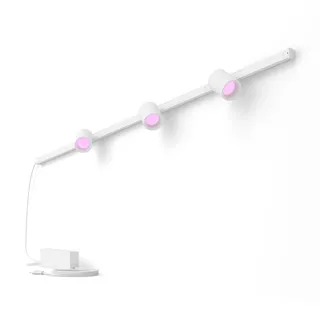 PHILIPS Hue White & Color Amb. Perifo Set, 3-er Spot, Wandleuchte, dimmbar, 16 Mio. Farben, steuerbar via App, kompatibel mit Amazon Alexa, Apple HomeKit & Google Assistant, weiß