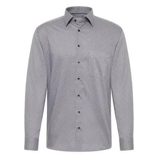 Eterna Langarmhemd Modern Fit grau 45