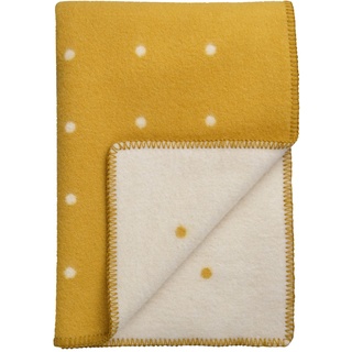 RØROS TWEED - Pastille - Wolldecke aus norwegischer Lammwolle - Design von Anderssen & Voll - Deckenmaße: 135 x 200 cm (6103 - Sun Yellow, 135 x 200 cm)
