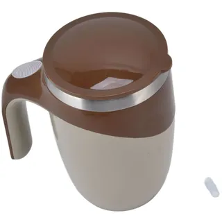 380 Ml Selbstmischender Edelstahl-kaffeebecher, Ideal Für Tee, Heiße Schokolade Und Milch, Mit Magnetsystem.