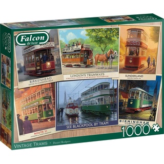 Falcon Vintage Trams (1000 Teile)