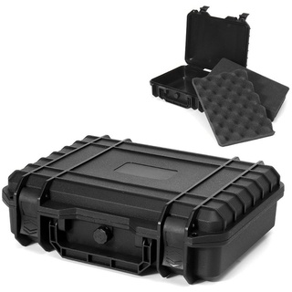 Insma Aufbewahrungsbox (Hartschalenkoffer Werkzeugkasten Schutzkoffer 420x360x120mm), für Profikamera Drohnen Tragbar wasserdicht,stoßfest mit Schwamm schwarz