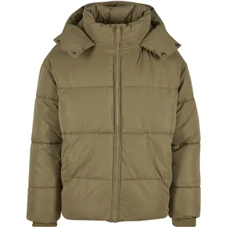 URBAN CLASSICS Puffer Jacket With Flap Hood tiniolive L