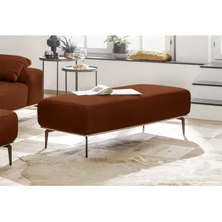 W.Schillig Polsterhocker run Flachgewebe 150 x 46 x 60 cm Orange
