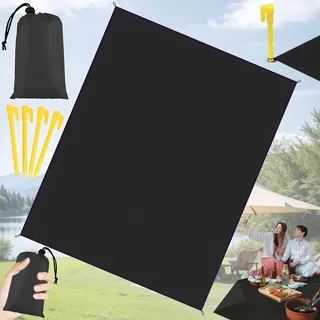lankai Strandmatte Outdoor, Stranddecke Sandfrei, Picknickdecke Reise Ultraleicht Klein, Outdoor Decke, Ultradünne Tragbare Stranddecke für Camping, Wandern, 2-3 Personen, 1 x 1,4 m