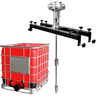 WTRYRN Gewerblicher Fassrührer, IBC-Rührwerk, 980-W-Elektro-Tankmischer, Farbmischgerät für Tintenlöser 3-Cylinder
