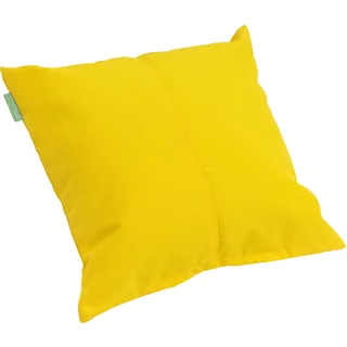 Gardenista Premium Großes Garten-Scatter-Kissen | Wasserresistente Kissen | Outdoor-Sitzmöbel-Kissen mit Hollowfibre-Füllung | Ideal für Rattan-Stühle im Freien | Leicht (Gelb)