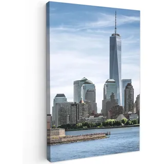 onlywow Leinwand Bilder Freiheitsstatue | Gr.: 60 x 90 cm