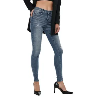 Only Jeans Push Up Power in Blau mit Destroy-Details-L-L30
