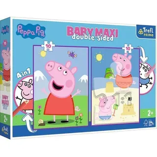 Puzzle Baby Maxi 2x10el Trefl Pogodny Dzien Pepp
