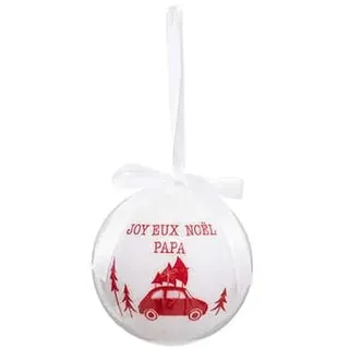 Feeric Lights and Christmas – Weihnachtskugel aus Papier, IMPR 75 mm Mam/Papa