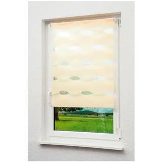 Büscher Sunlines Doppelrollo 140 cm breit gold, 140x150 cm