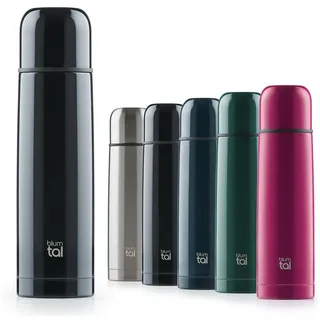 Blumtal Thermosflasche schwarz 1 l