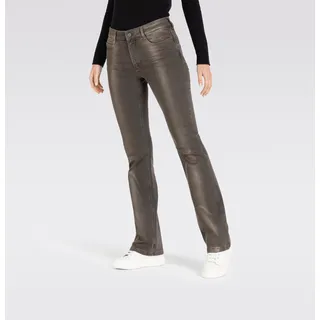 MAC Bootcut-Jeans "Dream-Boot", Damen, Gr. 38, Länge 30, braun (braun colorot wash30), Denim/Jeans, Obermaterial: 93% Baumwolle, 5% Elastomultiester, 2% Elasthan, casual, figurbetont lang, Jeans, Gerade geschnitten mit leicht ausgestelltem Bein