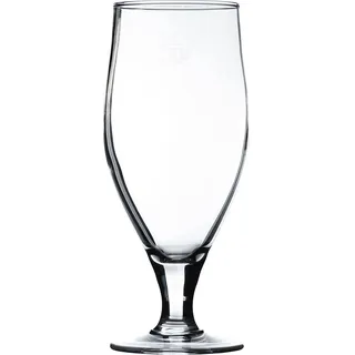 Arcoroc Cervoise Biertulpe 500ml 6er Set, Bierglas mit Eichstrich 0,4l - 6er Karton, 0,4l Eiche"