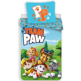 JFabrics PAW Patrol Kinder Bettwäsche Set 140x200cm
