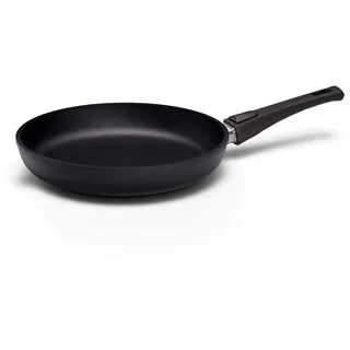 Hoffmann Germany Bratpfanne STONIQ PFAS-frei Ø 26 cm Aluguss Pfanne Induktion – Made in Germany, Aluguss (1-tlg., 1x Bratpfanne Ø 26 cm), abnehmbarer Griff, backofenfest 300°C, spülmaschinengeeignet, 1,1 l schwarz Ø 26 cm