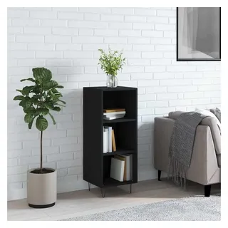 vidaXL Sideboard 34,5 x 90 x 32,5 cm Schwarz