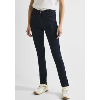 Slim-fit-Jeans CECIL Gr. 29, Länge 32, blau (blue black) Damen Jeans Röhrenjeans im Style Toronto