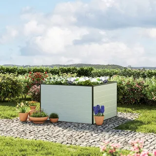 GFP Standard 119 x 119 x 77 cm Hochbeet, Aluminium eloxiert - (GFPV00322)