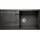 Silgranit Schwarz 1000 x 500 mm Siebkorbventil