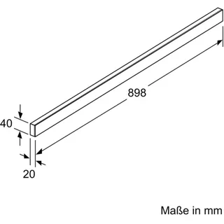 Siemens LZ49561 Griffleiste 90cm schwarz
