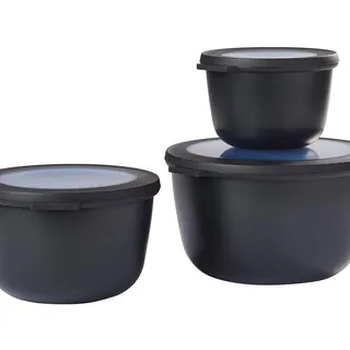 Mepal Cirqula rund schwarz 0,5 l, 1 l, 2 l 3-teilig