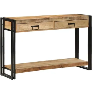 vidaXL Konsolentisch 120x33x75 cm Braun