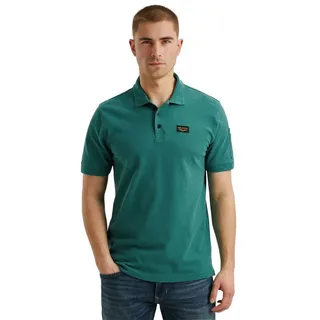 PME LEGEND Poloshirt TRACKWAY POLO (1-tlg) mit Stretch grün