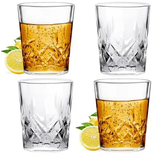 AOOTE Schnapsgläser Set,4 Stück Whisky Schnapsgläser 55ml,Spülmaschinenfest,Dickem Boden,Shotgläser aus Glas,Kleines Schnapsglas für Party Festival Liköre Tequila Ouzo Vodka