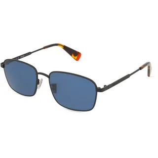 Kenzo KZ40184U Herren-Sonnenbrille Vollrand Quadratisch Metall-Gestell, schwarz