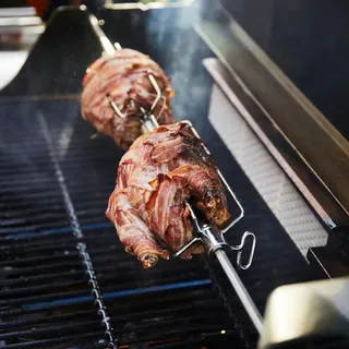 CHEFGASTRO BBQ Drehspieß Weber Genesis II Serie 600 | 125,5cm | Edelstahl