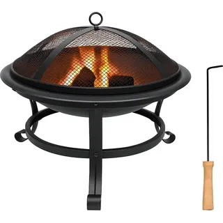 Grafner Feuerschale Ø 50 cm Schwarz