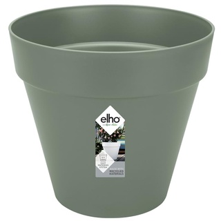 elho Loft Urban Rund 30 - Blumentopf für Außen - 100% recyceltem Plastik - Ø 28.5 x H 26.0 cm - Grün/Pistazien Grün