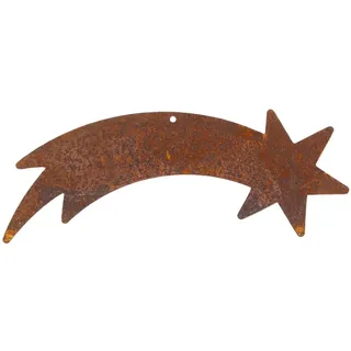 S2T Sternschnuppe zum Hängen, Edelrost, Rost, 13 cm
