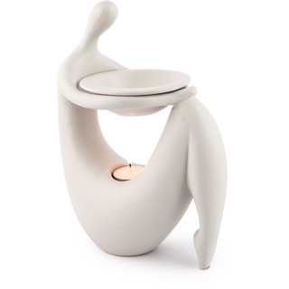 pajoma Duftlampe ''Lady'' aus Keramik, Höhe 26 cm, Weiß