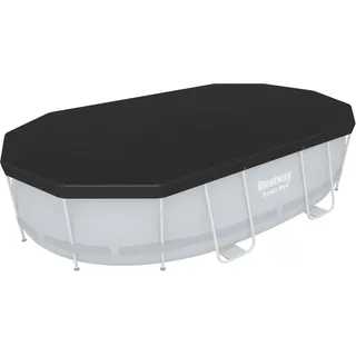 BESTWAY PVC-Abdeckplane schwarz 418 x 230 cm