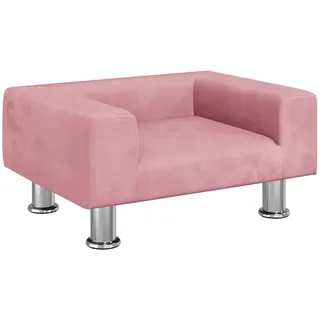 vidaXL Kindersofa Rosa 50 x 40 x 26,5 cm Samt