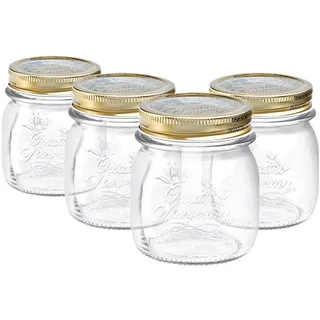 Bormioli Rocco Quattro Stagioni Glas Erhalten Gläser - 250ml - Klar - Pack Von 4