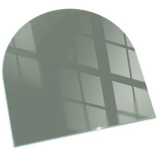 Tulup Kaminbodenplatte Glas 100 x 100 x 0,4 cm Grün