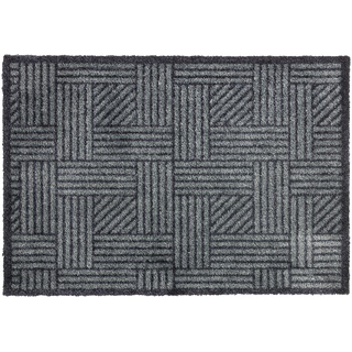SCHÖNER WOHNEN-Kollektion Fußmatte Manhattan 67 x 100 cm Polyamid Grau, Schwarz Grau /